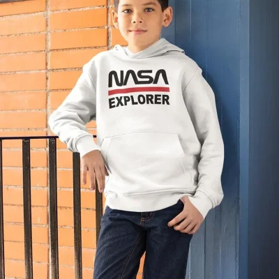 Nasa Explorer Banner Hoodie -NASA Designs