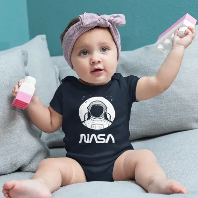 Nasa Astronaut Over Moon Bodysuit -NASA Designs