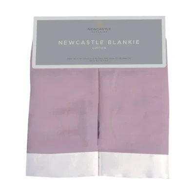 Orchid Lavender Cotton Muslin Security Baby Blankie